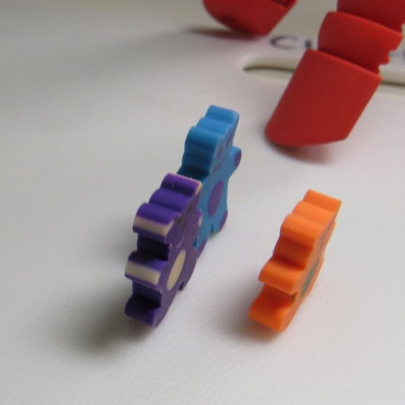 Easter Egg Filler: Small Dino, Bears, Frogs Erasers (24 items) - Picture 11 of 16